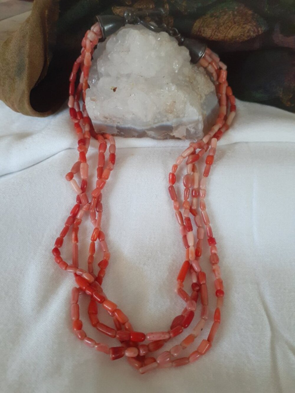 Vintage Native Coral Necklace